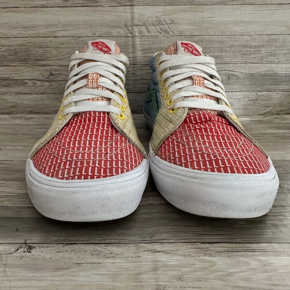 Vans Sk8 Hi Sneakers Mens Pride Month Skateboard Shoe Chukka High Top Size 11 - Picture 4 of 13